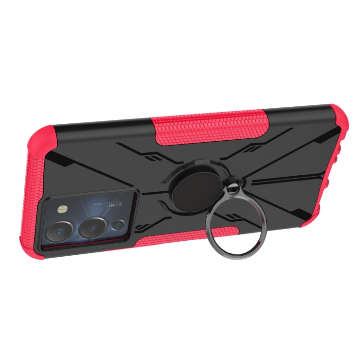 For Infinix Note 12 G96 Armor Bear Shockproof PC + TPU Phone Case with Ring