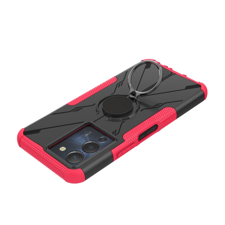 For Infinix Note 12 G96 Armor Bear Shockproof PC + TPU Phone Case with Ring
