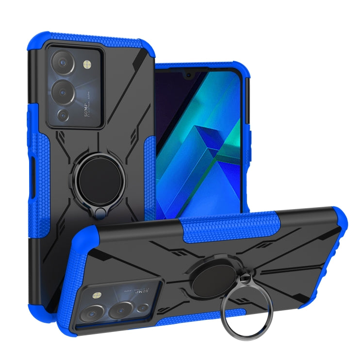 For Infinix Note 12 G96 Armor Bear Shockproof PC + TPU Phone Case with Ring