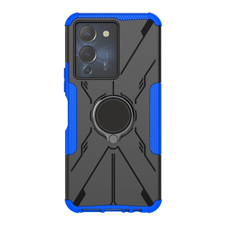 For Infinix Note 12 G96 Armor Bear Shockproof PC + TPU Phone Case with Ring
