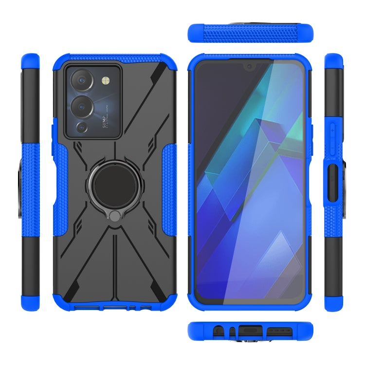 For Infinix Note 12 G96 Armor Bear Shockproof PC + TPU Phone Case with Ring