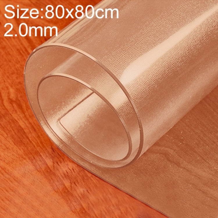 80x80cm Waterproof Oilproof PVC Disposable Tablecloth Coffee Table Mat