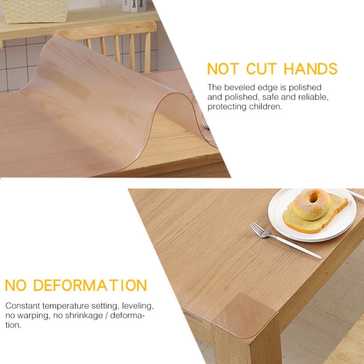 90x150cm Waterproof Oilproof PVC Disposable Tablecloth Coffee Table Mat