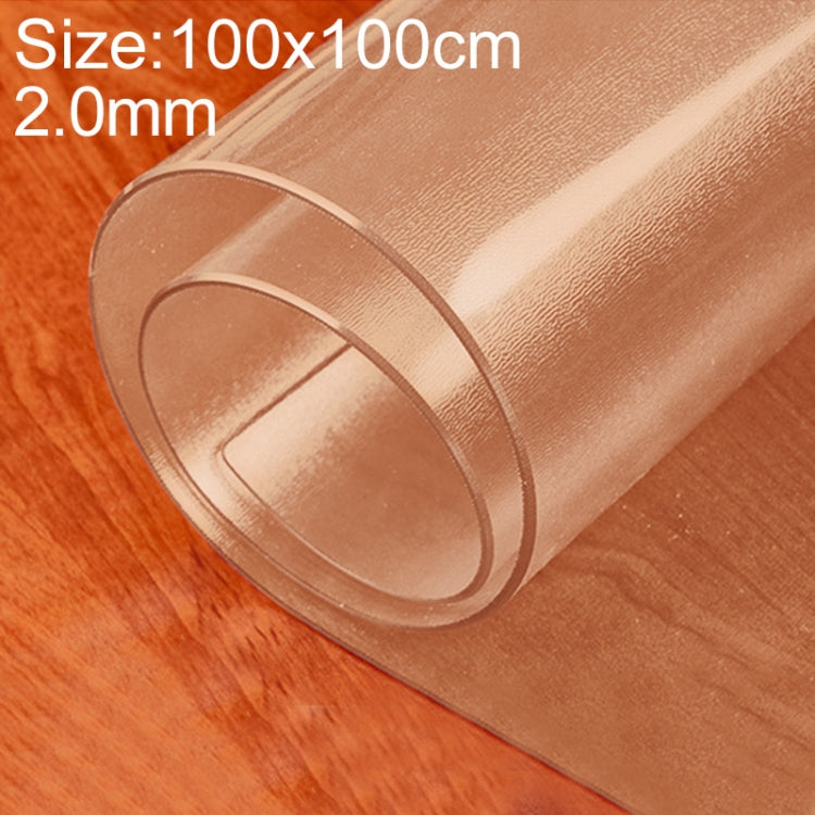 100x100cm Waterproof Oilproof PVC Disposable Tablecloth Coffee Table Mat