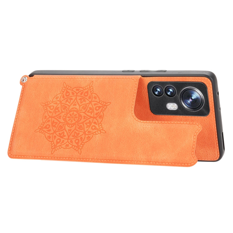 For Xiaomi 12 Lite Mandala Embossed Phone Case with Holder