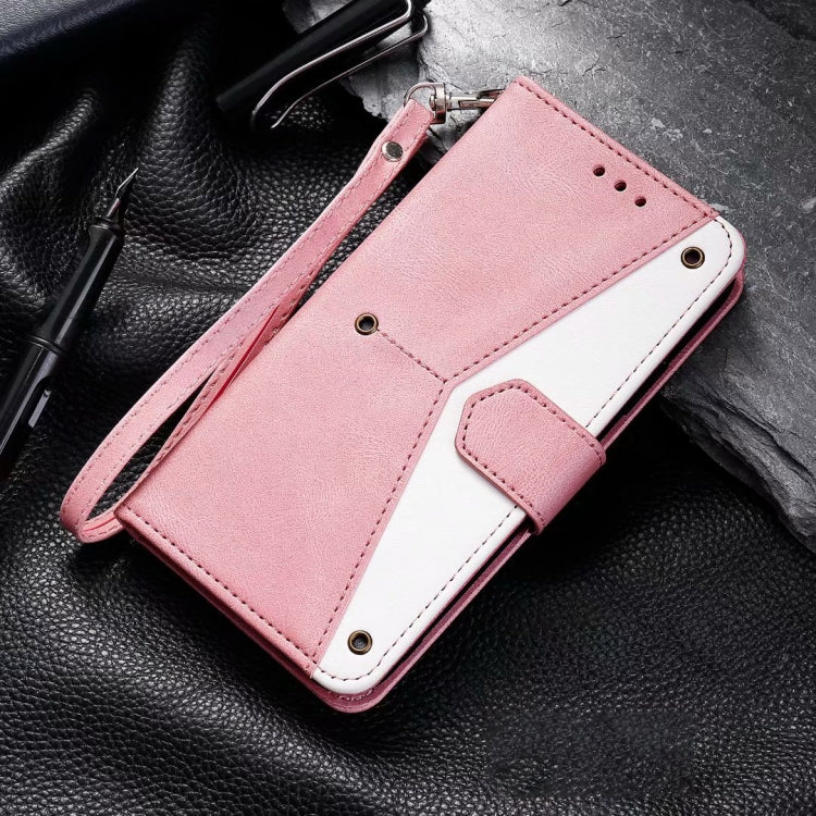 For iPhone 14 Pro Max Nail Skin Feel Stitching Calf Texture Leather Phone Case