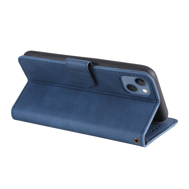 For iPhone 11 Nail Skin Feel Stitching Calf Texture Leather Phone Case