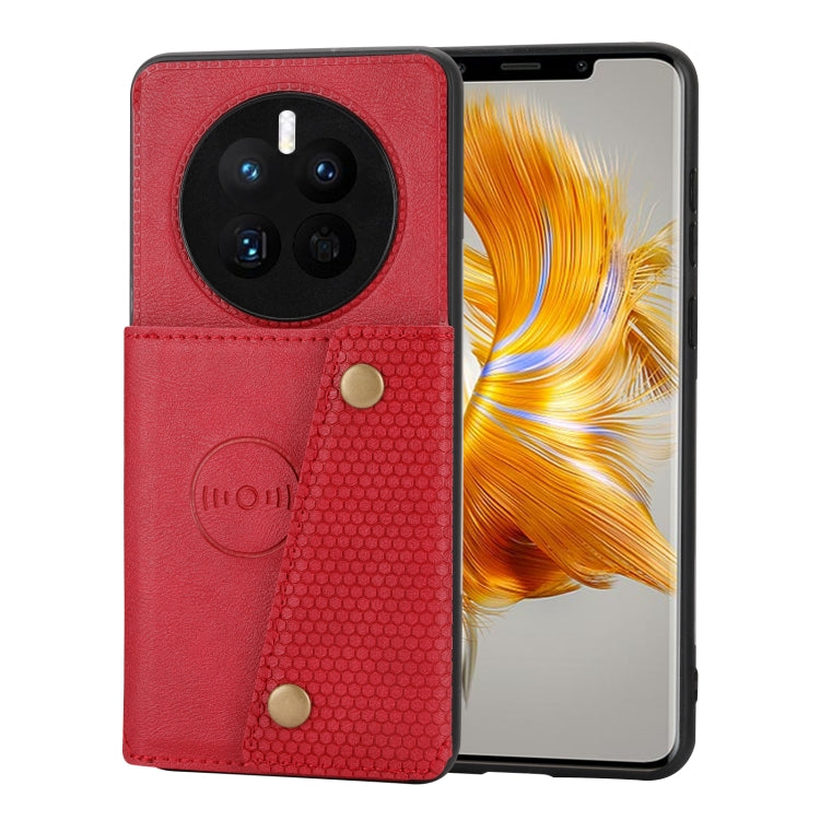 For Huawei Mate 50 Double Buckle Magnetic Phone Case