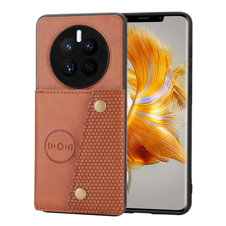 For Huawei Mate 50 Double Buckle Magnetic Phone Case