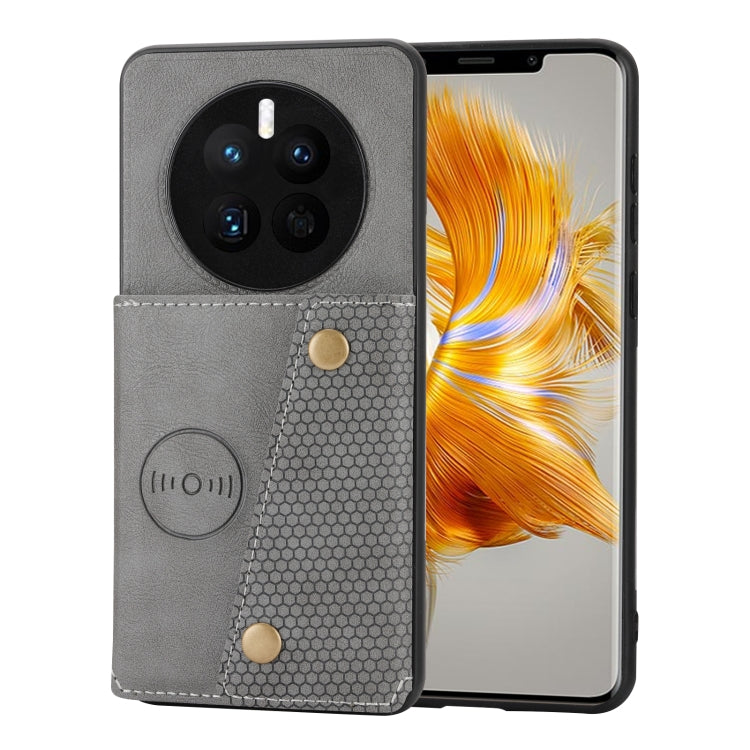 For Huawei Mate 50 Double Buckle Magnetic Phone Case