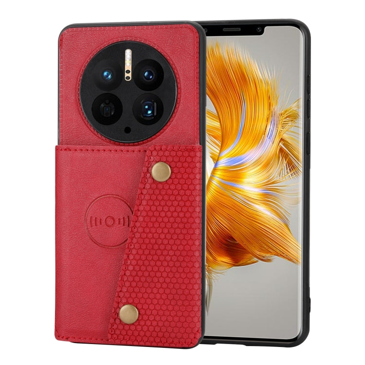 For Huawei Mate 50 Pro Double Buckle Magnetic Phone Case