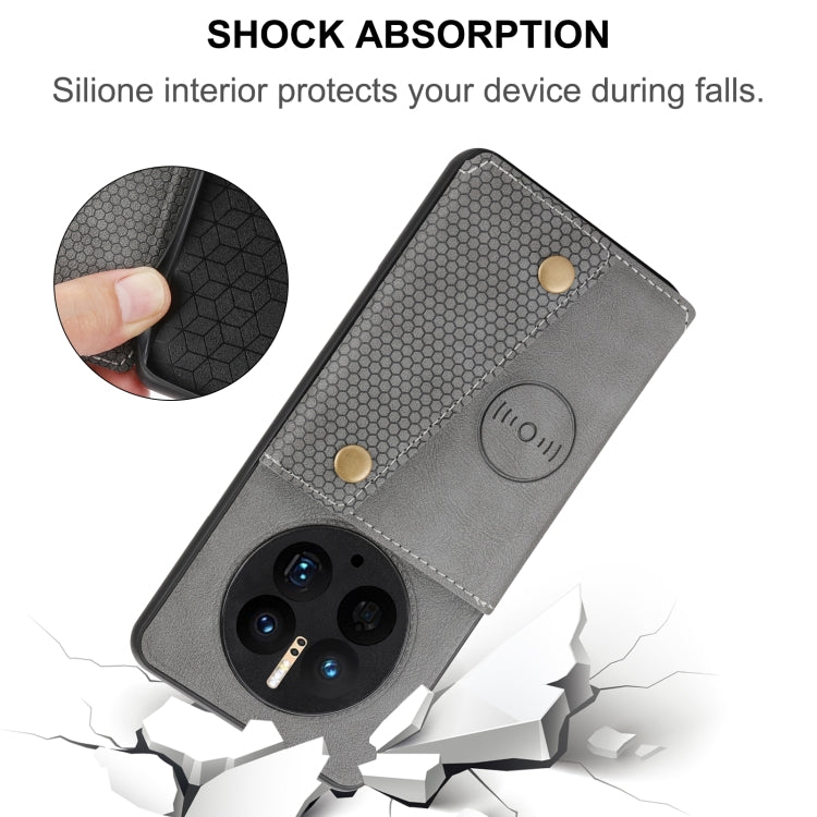 For Huawei Mate 50 Pro Double Buckle Magnetic Phone Case