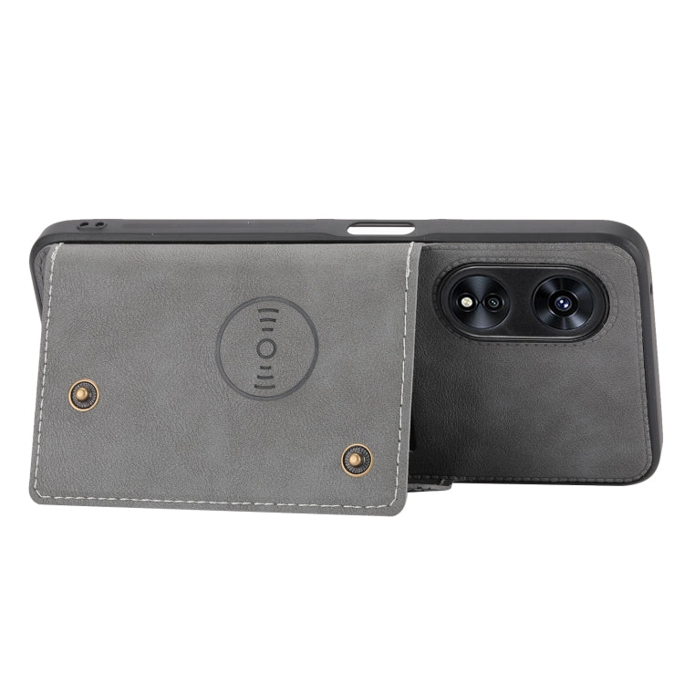 For OPPO A97 5G Double Buckle Magnetic Phone Case