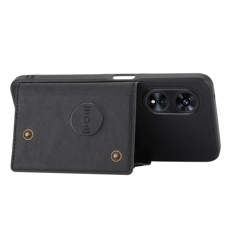 For OPPO A97 5G Double Buckle Magnetic Phone Case