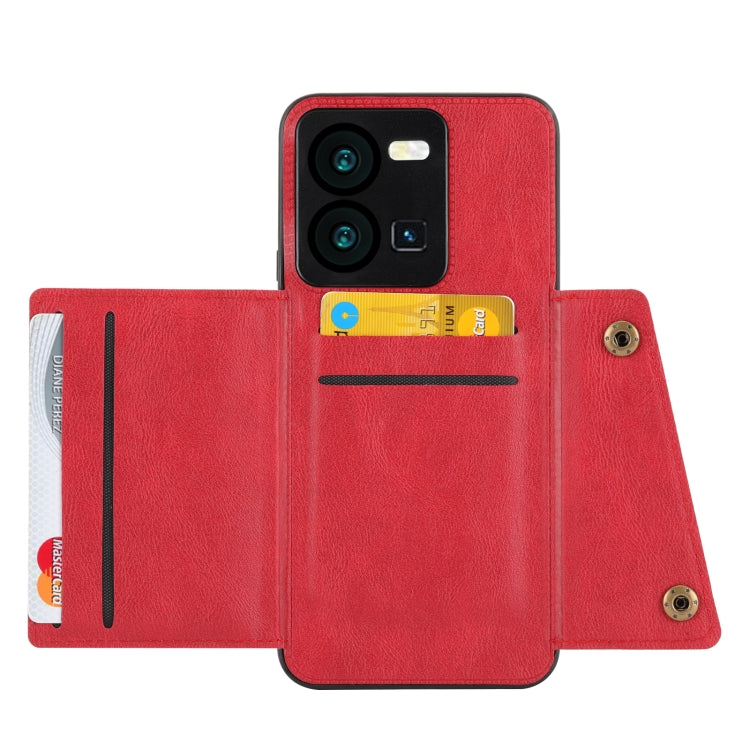 For vivo V25 5G / X80 Lite Double Buckle Magnetic Phone Case