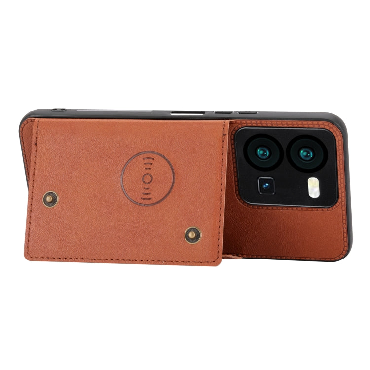 For vivo V25 5G / X80 Lite Double Buckle Magnetic Phone Case