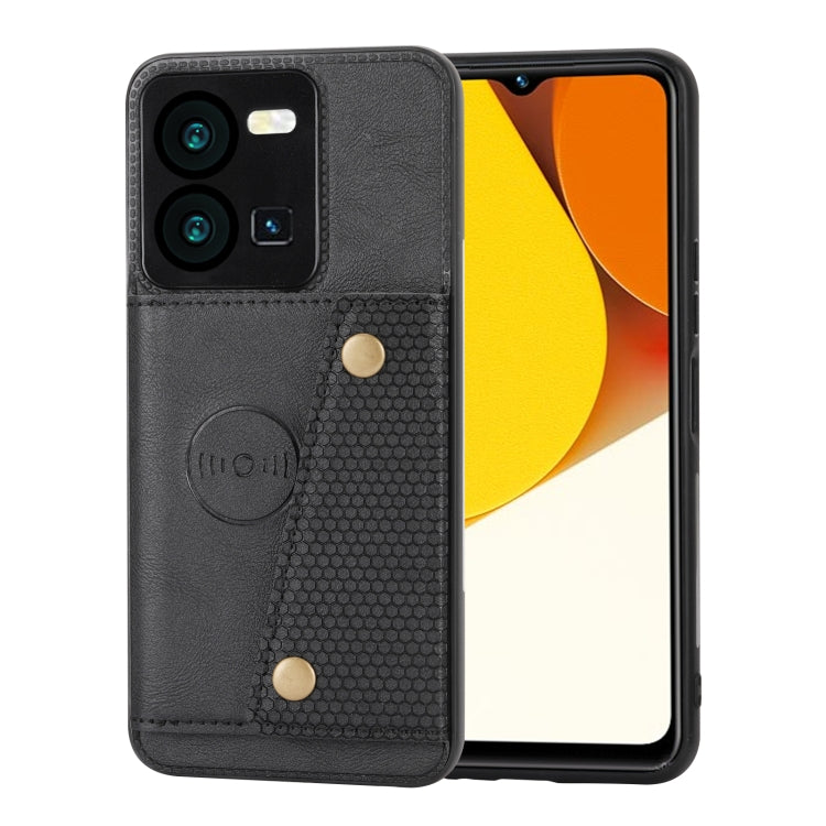 For vivo V25 5G / X80 Lite Double Buckle Magnetic Phone Case