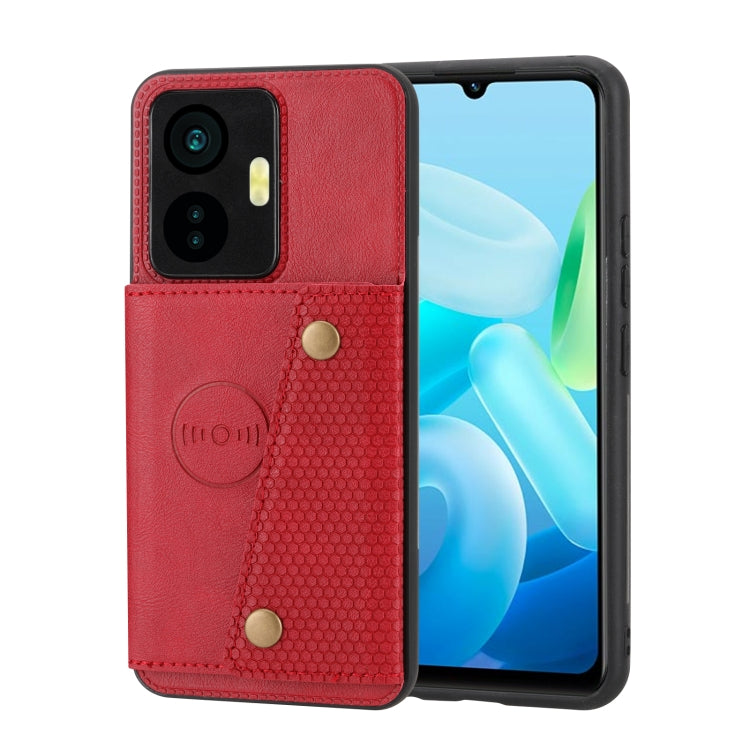 For vivo Y55 4G Double Buckle Magnetic Phone Case