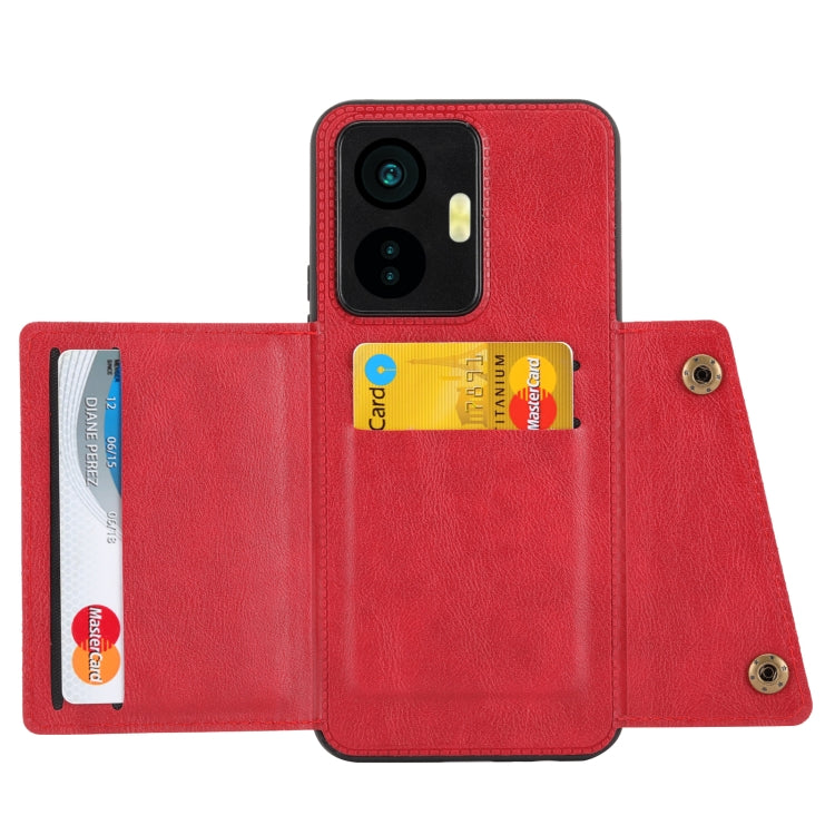 For vivo Y55 4G Double Buckle Magnetic Phone Case