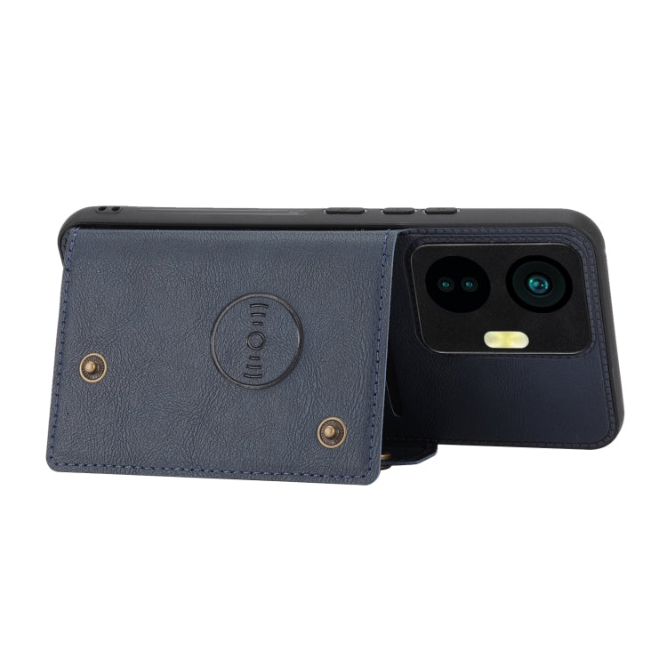 For vivo Y55 4G Double Buckle Magnetic Phone Case