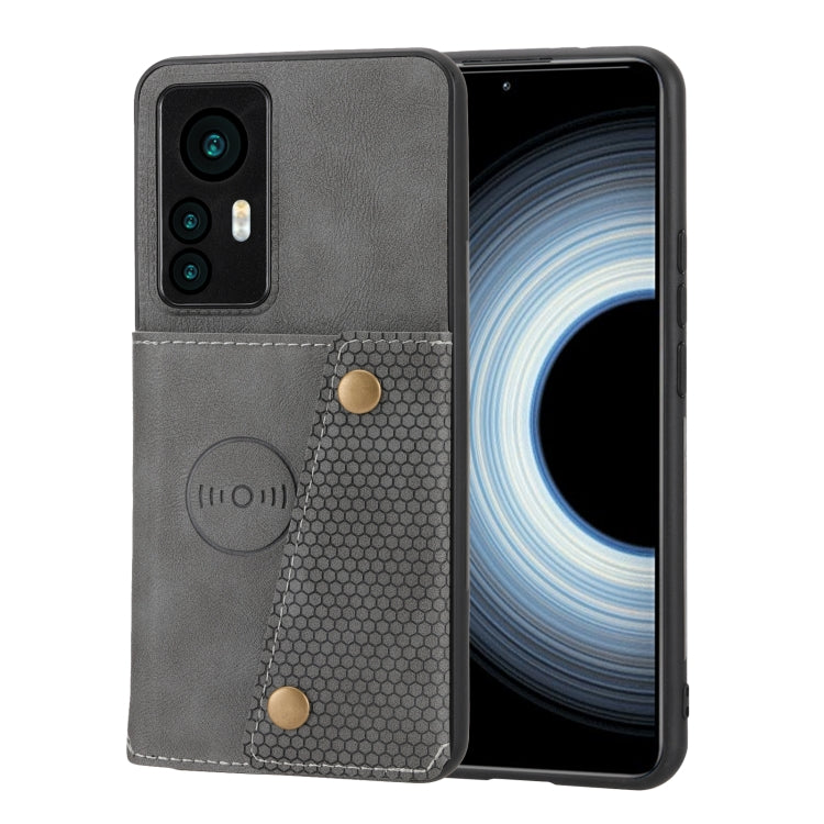 For Xiaomi Redmi K50 Ultra / 12T / 12 Pro Double Buckle Magnetic Phone Case