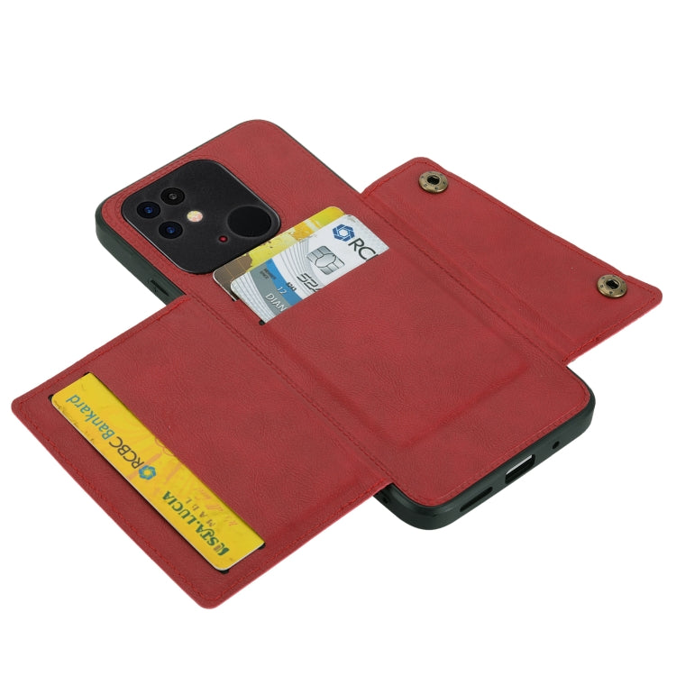 For Xiaomi Poco C40 Double Buckle Magnetic Phone Case