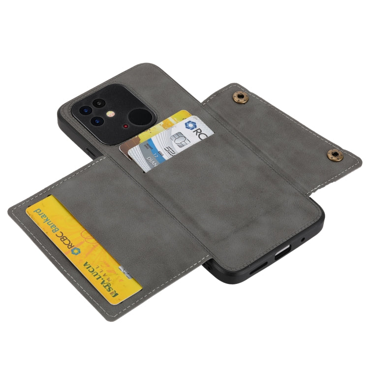 For Xiaomi Poco C40 Double Buckle Magnetic Phone Case