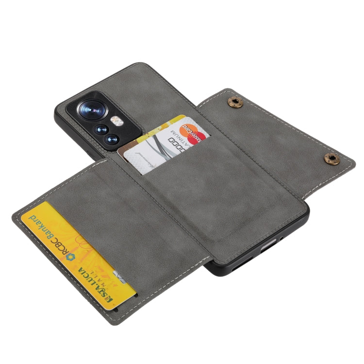 For Xiaomi 12 Lite Double Buckle Magnetic Phone Case