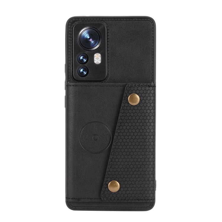 For Xiaomi 12 Lite Double Buckle Magnetic Phone Case