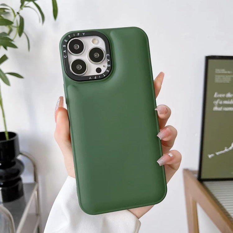 For iPhone 14 Pro Max Liquid Silicone Bread Bubble Phone Case