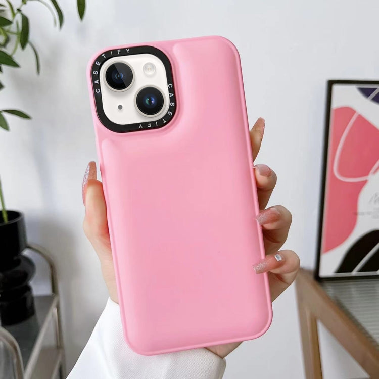 For iPhone 14 Plus Liquid Silicone Bread Bubble Phone Case