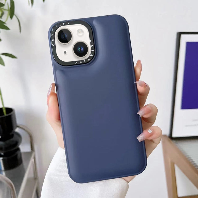 For iPhone 13 Liquid Silicone Bread Bubble Phone Case