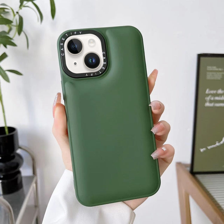 For iPhone 13 Liquid Silicone Bread Bubble Phone Case