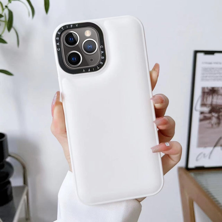For iPhone 11 Pro Max Liquid Silicone Bread Bubble Phone Case