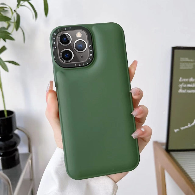 For iPhone 11 Pro Max Liquid Silicone Bread Bubble Phone Case