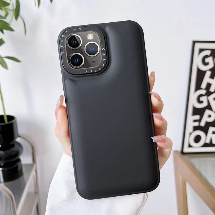 For iPhone 11 Pro Max Liquid Silicone Bread Bubble Phone Case