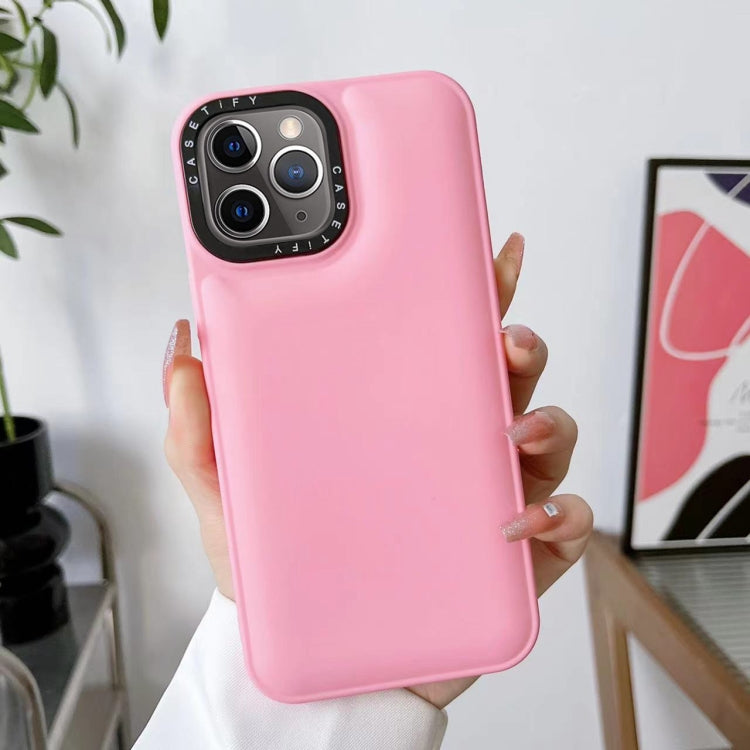 For iPhone 11 Pro Max Liquid Silicone Bread Bubble Phone Case