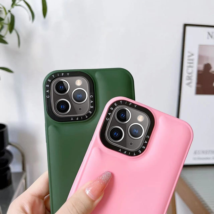 For iPhone 11 Pro Max Liquid Silicone Bread Bubble Phone Case