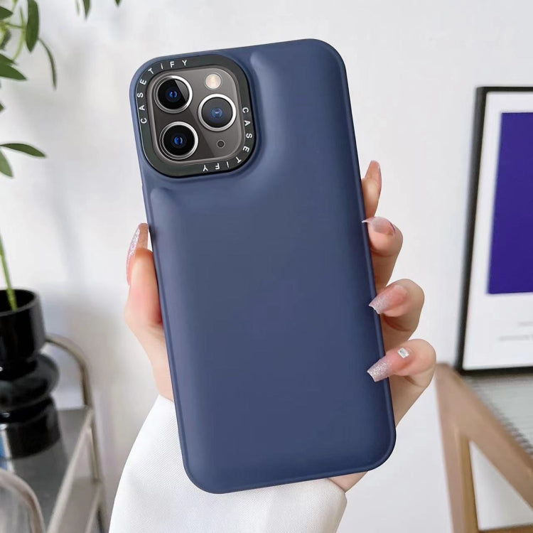 For iPhone 11 Pro Liquid Silicone Bread Bubble Phone Case