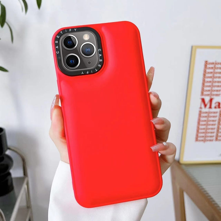 For iPhone 11 Pro Liquid Silicone Bread Bubble Phone Case