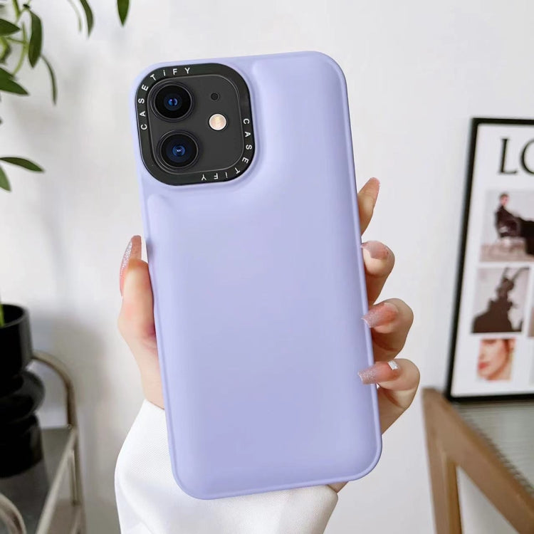 For iPhone 11 Liquid Silicone Bread Bubble Phone Case