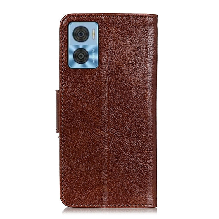 For Motorola Moto E22 / E22i Nappa Texture Horizontal Flip Leather Phone Case