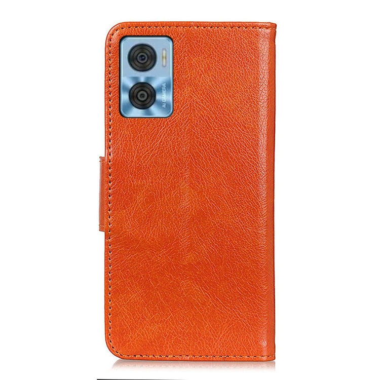For Motorola Moto E22 / E22i Nappa Texture Horizontal Flip Leather Phone Case