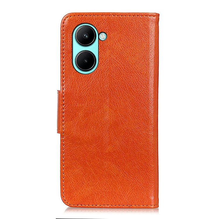 For Realme C33 4G Nappa Texture Horizontal Flip Leather Phone Case