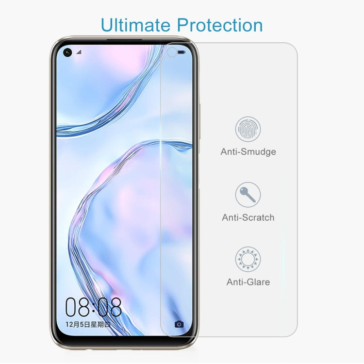 For Huawei Nova 6 se 0.26mm 9H Surface Hardness 2.5D Explosion-proof Tempered Glass Non-full Screen Film