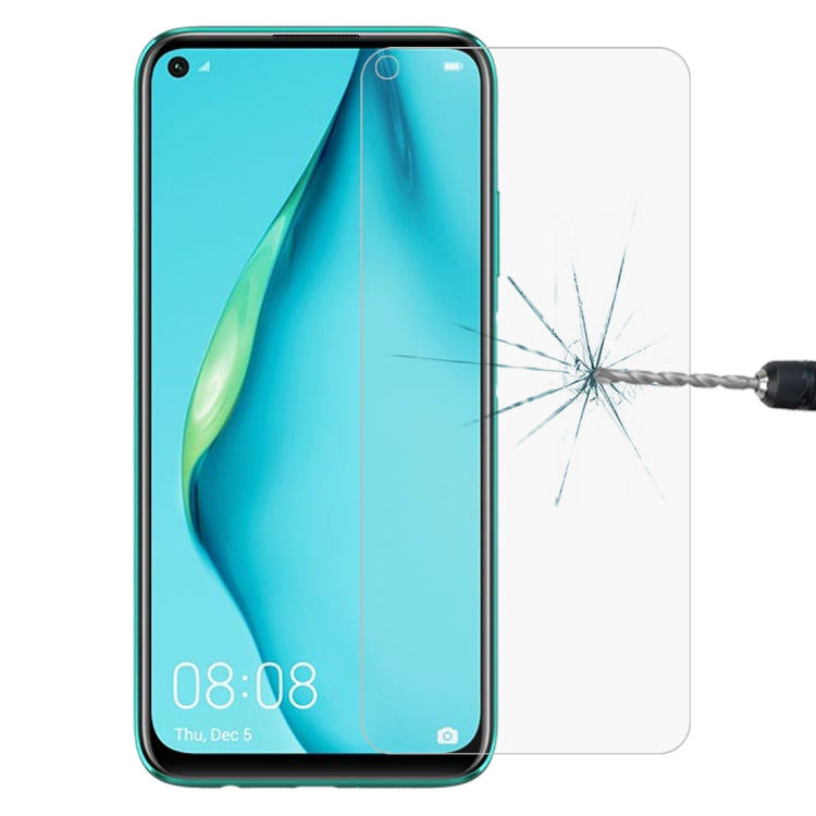 For Huawei Nova 7i 0.26mm 9H Surface Hardness 2.5D Explosion-proof Tempered Glass Non-full Screen Film