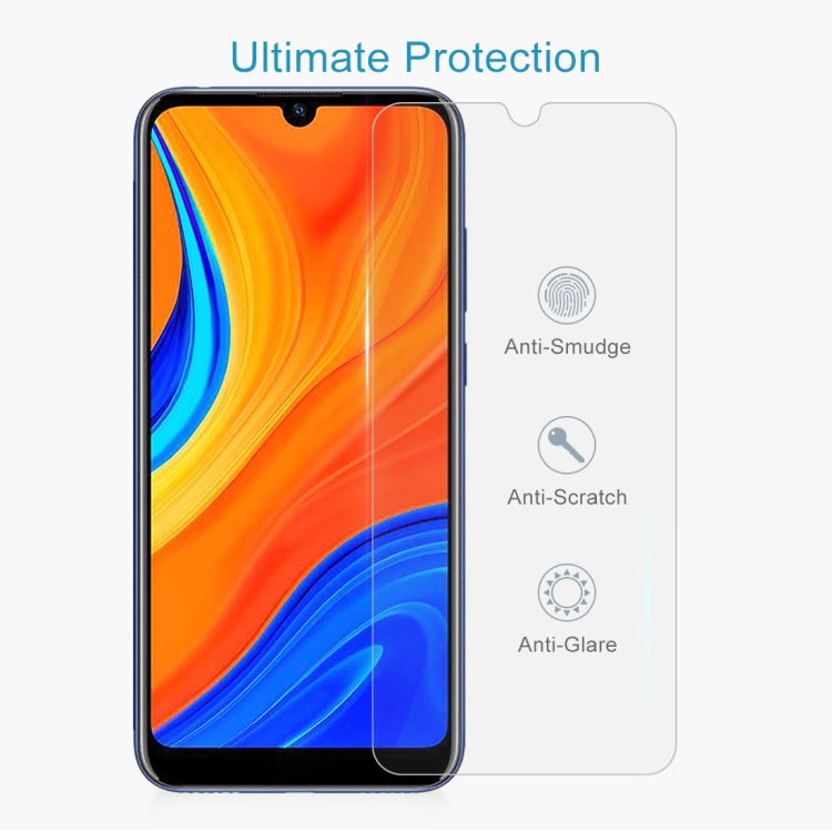 For Huawei Y6s 0.26mm 9H Surface Hardness 2.5D Explosion-proof Tempered Glass Non-full Screen Film