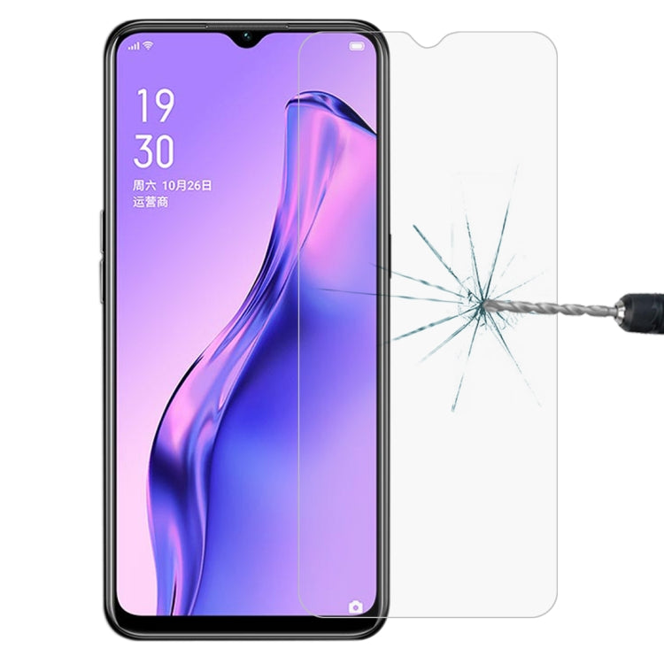 For OPPO A31 0.26mm 9H Surface Hardness 2.5D Explosion-proof Tempered Glass Non-full Screen Film