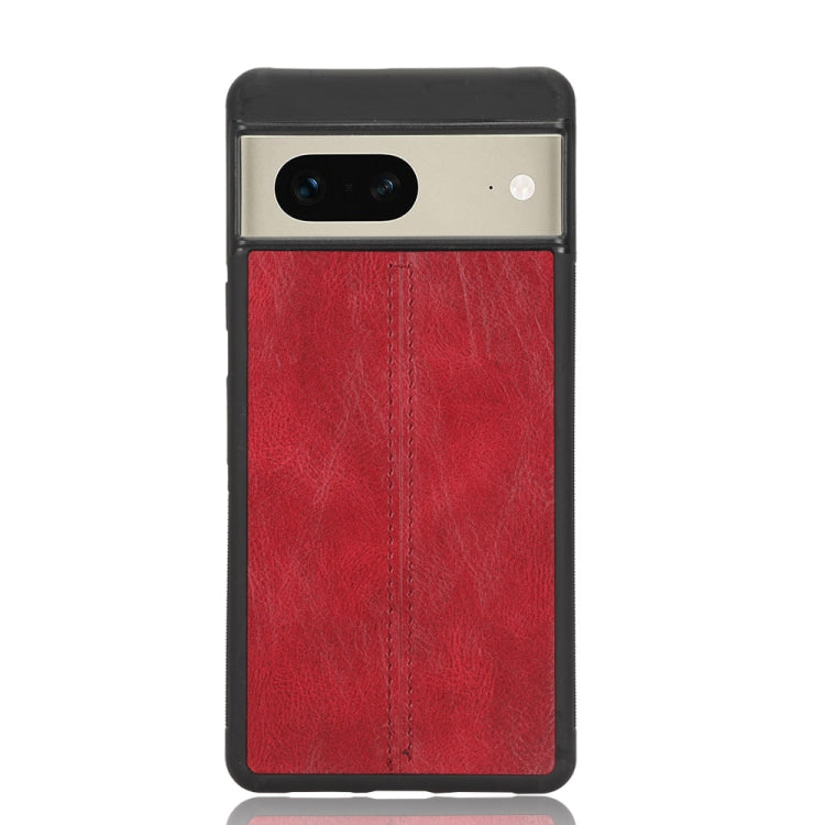 For Google Pixel 7 5G Shockproof Sewing Cow Skin Texture PC + PU + TPU Case