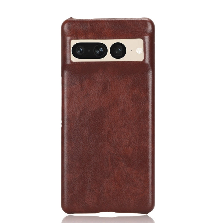 For Google Pixel 7 Pro 5G Shockproof Litchi Texture PC + PU Case